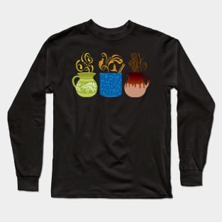 Atole, canela y cafe. Long Sleeve T-Shirt